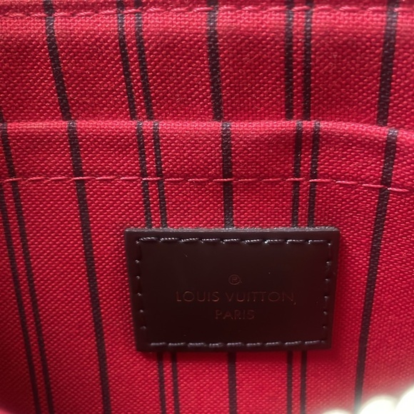 Louis Vuitton Neverfull pouch/clutch in Damier Ebene - Picture 6 of 9